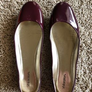 COPY - Xhilaration Maroon Flats